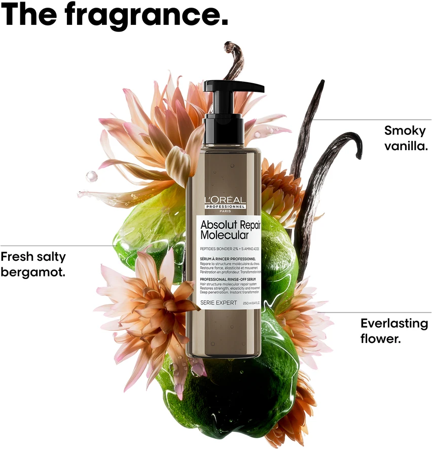 Nuplaunamas serumas labai pažeistiems plaukams L'oreal Professionnel Absolut Repair Molecular Rinse-Off Serum 250ml