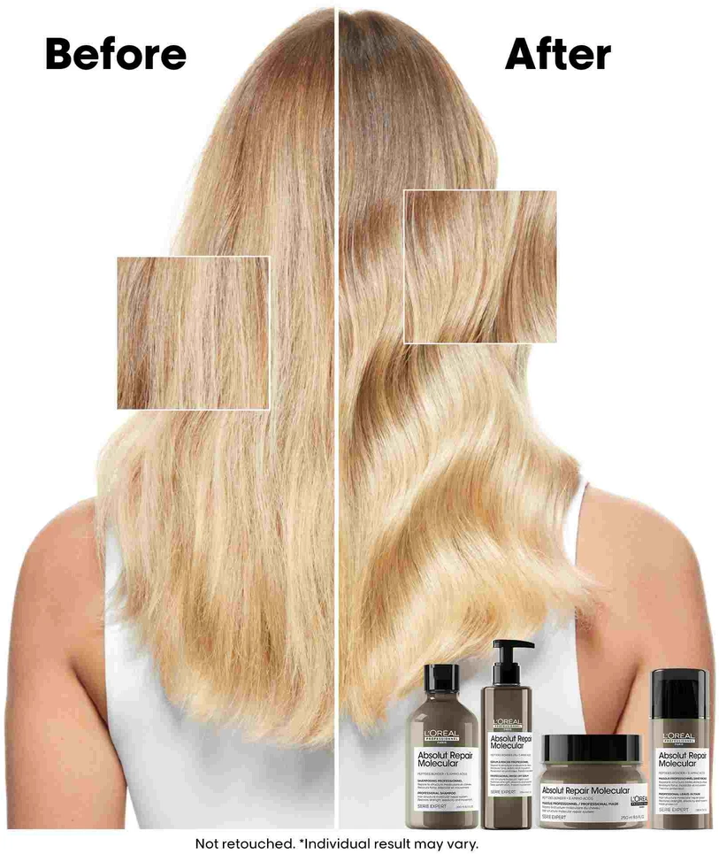 L'Oreal Professionnel Serie Expert Absolut Atstatomasis molekulinė plaukų kaukė Kremas atkuriamiesiems plaukams, 250 ml