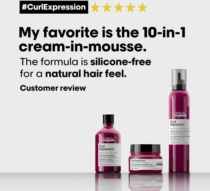 Kaukė garbanotiems plaukams L’oreal Professionnel Curl Expression Intensive Moisturizer Mask 250ml