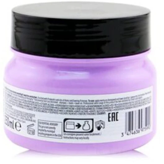 L'Oreal Professionnel, Serie Expert Liss Unlimited, plaukų priežiūros kremas-maskė, glotninimui, 250 ml