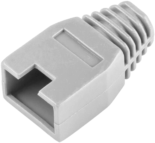 LP Guminis dangtelis 8p8c RJ45 kištukui, pilkas
