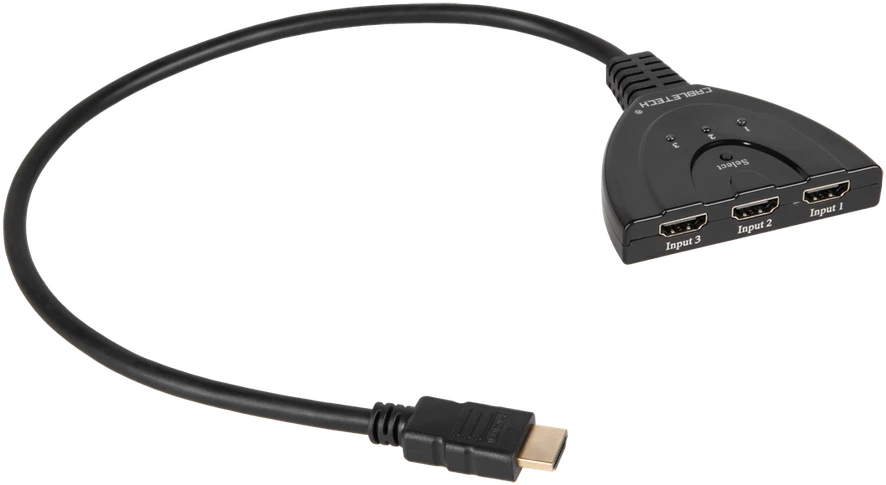 Złącze Oem HDMI jungiklio jungtis ant 1 išvesties / 2 įėjimų kabelio.