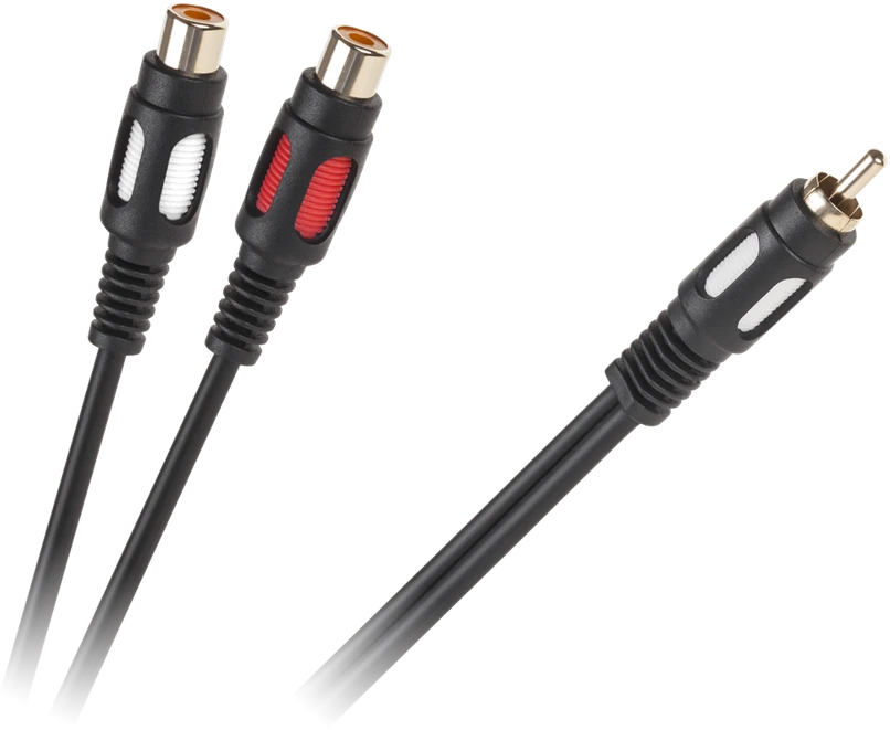 LP Oem Kabelis 1RCA-2 RCA lizdai 25cm