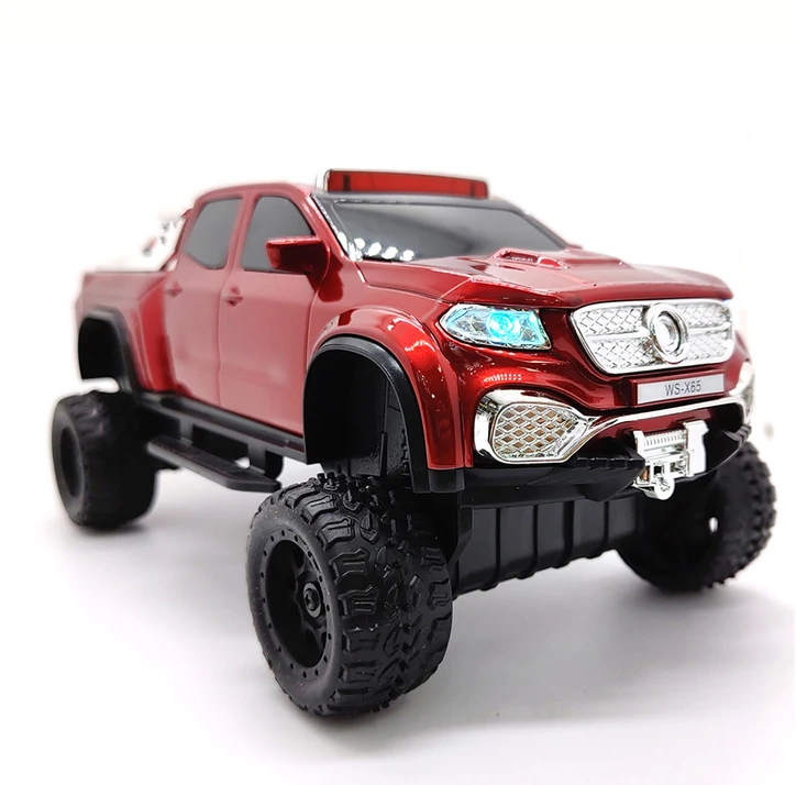 LTC Bluetooth garsiakalbis automobiliui WS-X65, 10W, FM radijas, USB, TF, LED ekranas, 1500 mAh baterija, raudona