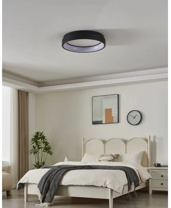 Lubinis šviestuvas „Eglo“ – „Marghera-Z“ išmanioji lubinė lempa Ø60 cm – RGB ir reguliuojamo baltumo