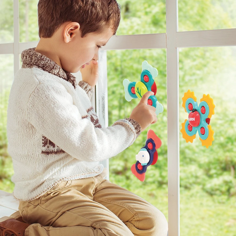 Suktukai kūdikiams Ludi Baby Spinner, 3 vnt.