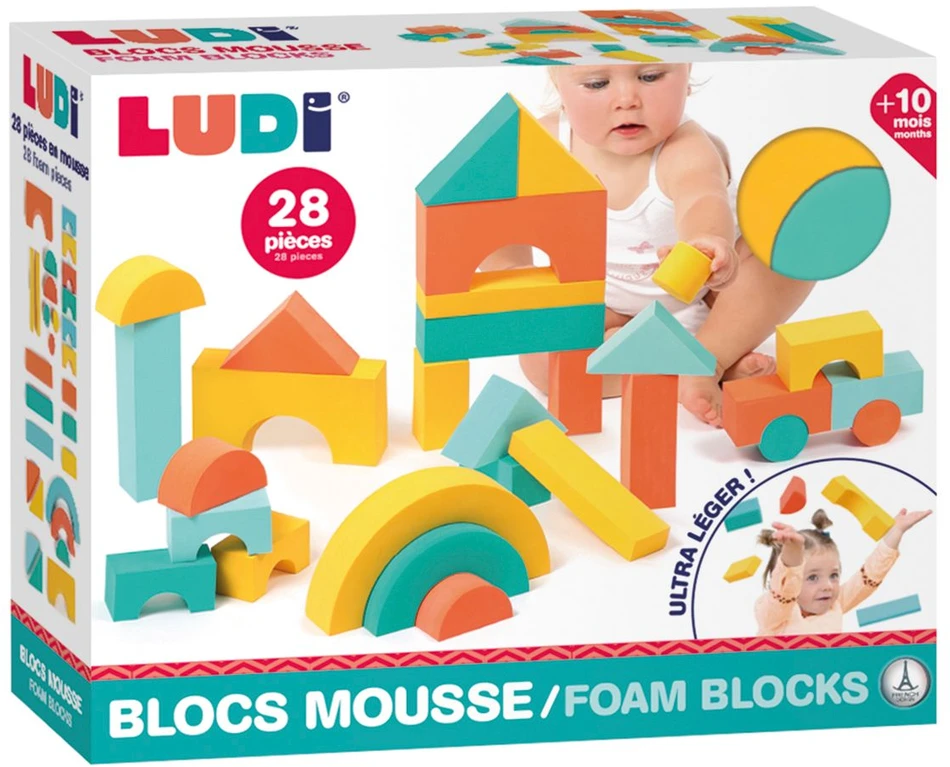 LUDI putplasčio kaladėlės