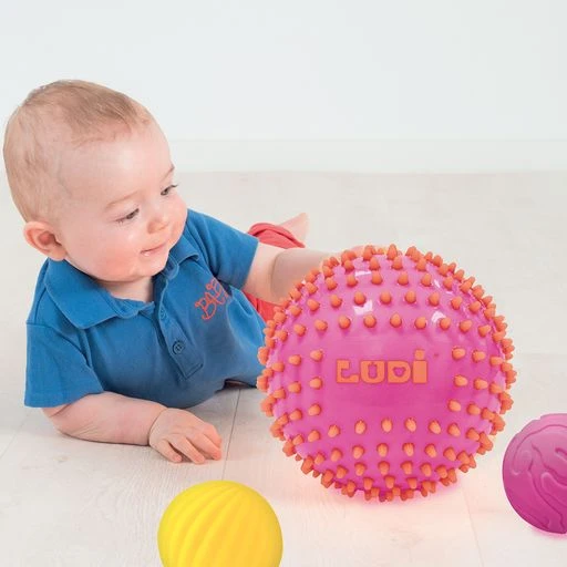 Ludi - Sensorinių kamuoliukų rinkinys - rožinis - LU30022