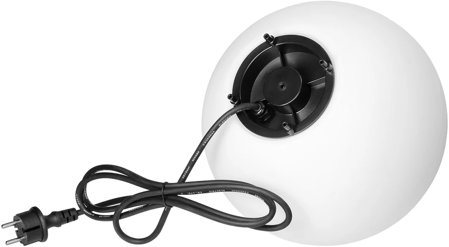 Sieninis šviestuvas Orno LUNA II sodo rutulinis šviestuvas, E27, maks. 18 W, IP65, baltas, Ω280