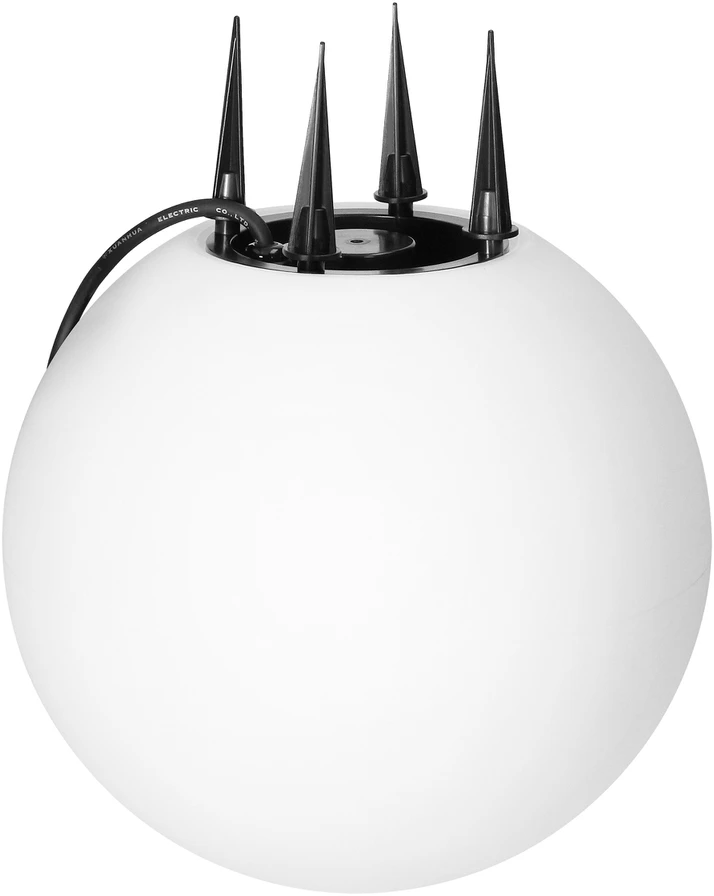 Sieninis šviestuvas Orno LUNA II sodo rutulinis šviestuvas, E27, maks. 18 W, IP65, baltas, Ω280