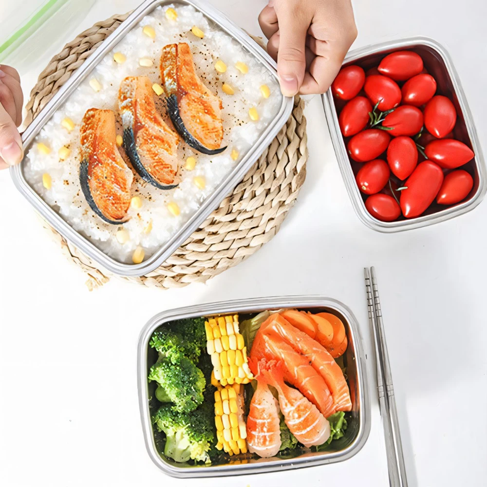 Lunchbox Stikliniai maisto indai GlassFresh, 4 dalių