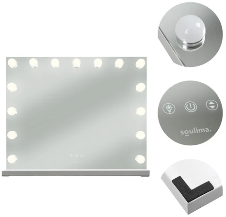 Cosmetic mirror 58x46cm LED Soulima 26129