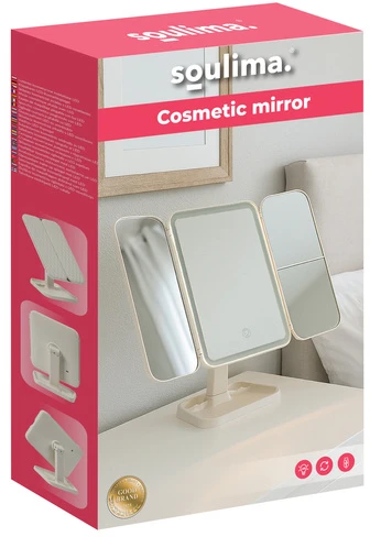 Sulankstomas LED kosmetinis veidrodis Soulima 26952