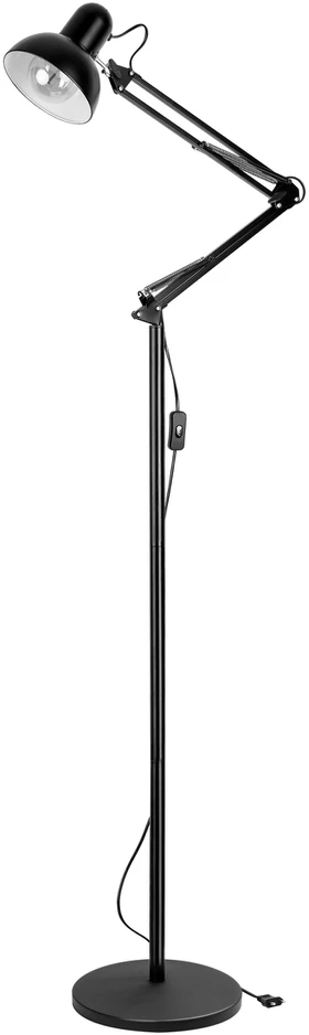 LUWES II, toršeras, E27, maks. 18 W, 182 cm, juodas