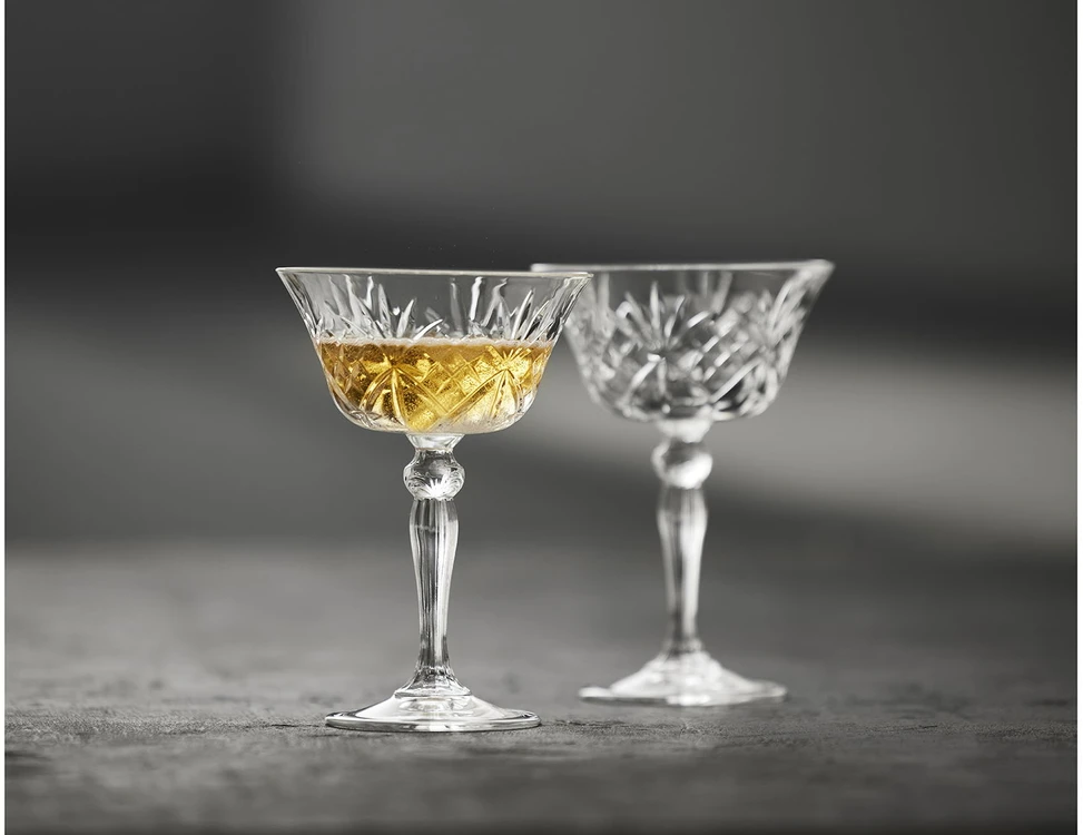 Lumarko Šampano taurės Lyngby Glas Krystal Melodia
