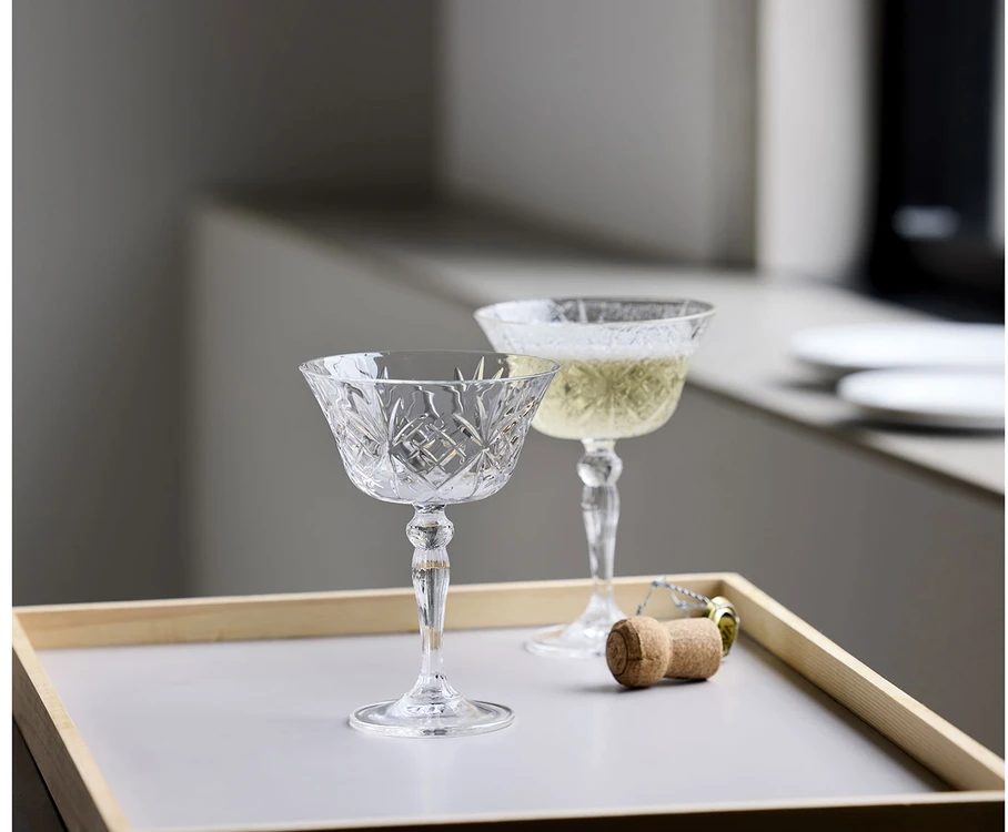 Lumarko Šampano taurės Lyngby Glas Krystal Melodia