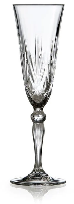 Lyngby Glas – Crystal Melodia šampano taurė – 16 cl – 4 rinkinys