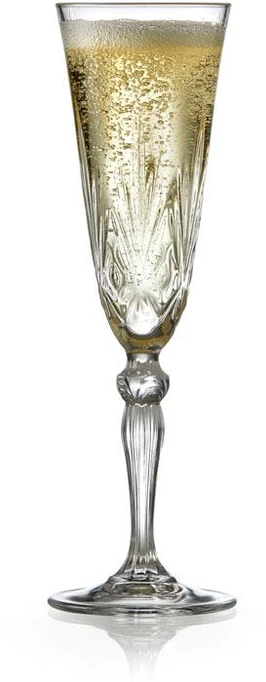 Lyngby Glas – Crystal Melodia šampano taurė – 16 cl – 4 rinkinys