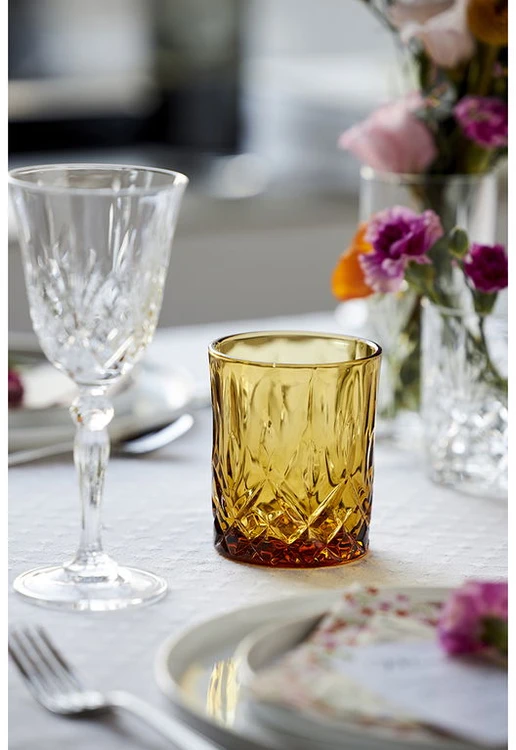 Lumarko Lyngby Glas - krištolinė Melodia baltojo vyno taurė - 21 cl - 4 vnt. rinkinys