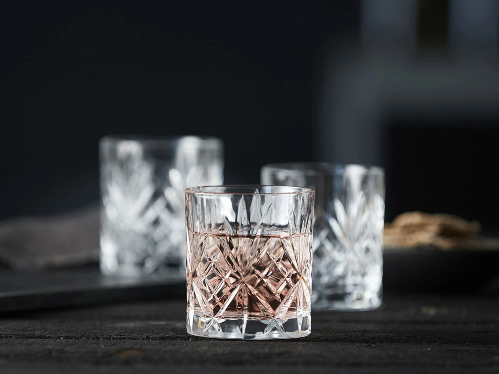 Lyngby Glas - Krištolinė Melodia vandens stiklinė - 23 cl - 6 vnt. rinkinys