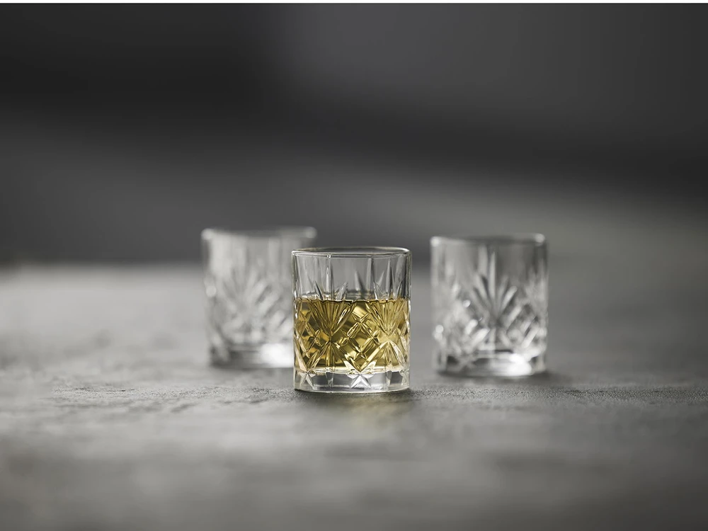 Lyngby Glas - krištolinės Melodia taurės - 8 cl - 6 vnt. rinkinys