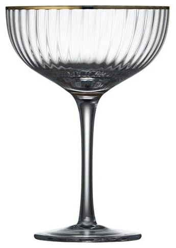 Lyngby Glas - Palermo kokteilių stiklinės, 31 cl, auksinės, 4 vnt.