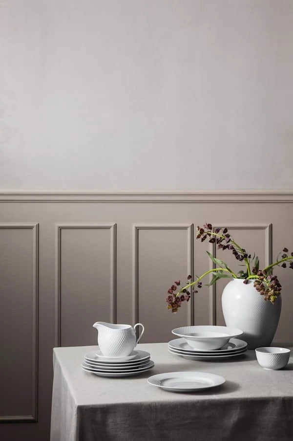 Lyngby Porcelæn - Rhombe Baltas Sauce Boat - 67 cl