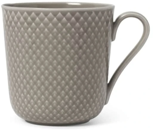Lyngby Porcelæn - „Rhombe Earth“ puodelis su rankena - 39 cl - molis