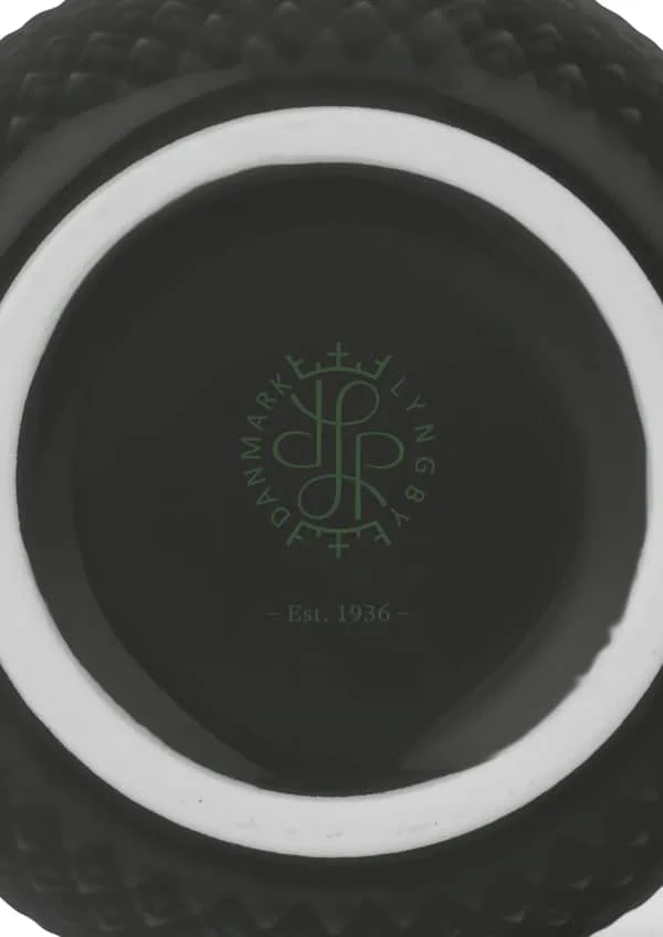 Lyngby Porcelæn - Rhombe Earth puodelis su rankena - 39 cl - Skalūno spalvos