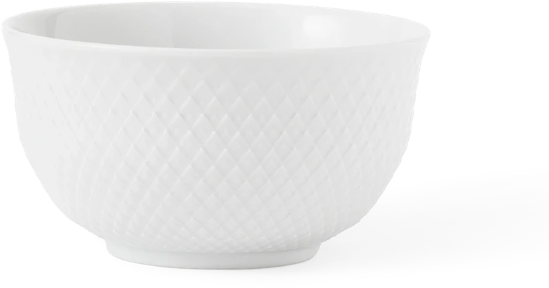 ​Lyngby Porcelæn - Rombo baltas dubuo 13 cm