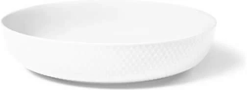 Lyngby Porcelæn – Rombo baltas serviravimo indas – Ø28,5 cm