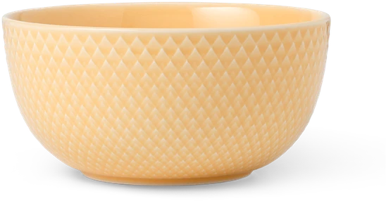 Lyngby Porcelæn - Rombo spalvos dubuo - Ø13 cm - Smėlio spalvos