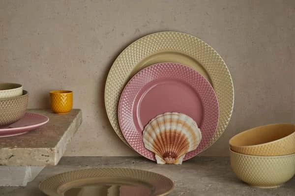 Lyngby Porcelæn - Rombo žemės dubuo - Ø13 cm - Marmuras