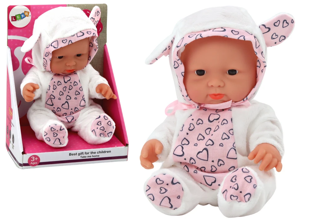 Lėlė kūdikis Lean Toys su gobtuvu, 21 cm
