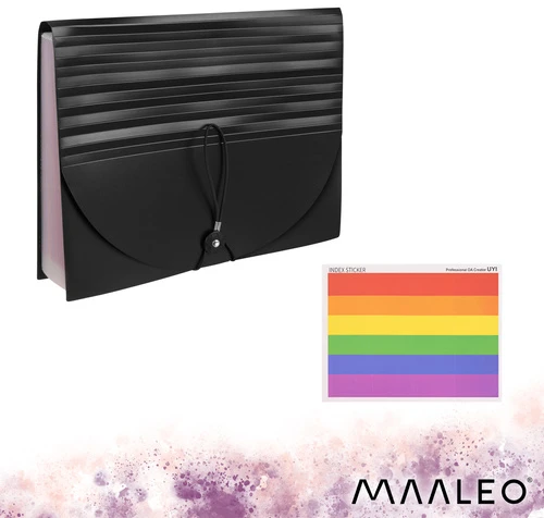 Maaleo 24-compartment document folder