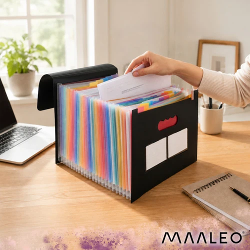 Maaleo 24-compartment document folder