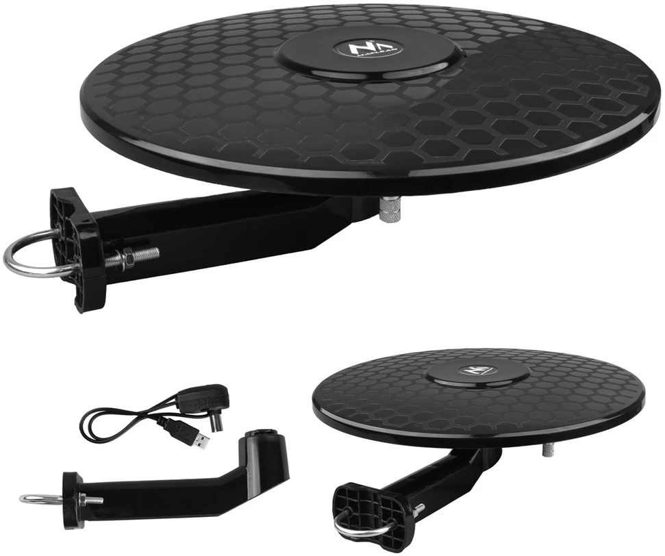 Maclean DVB-T/T2 HEVC visakryptė antena, aktyvi, standartinė, USB 5V, MCTV-102