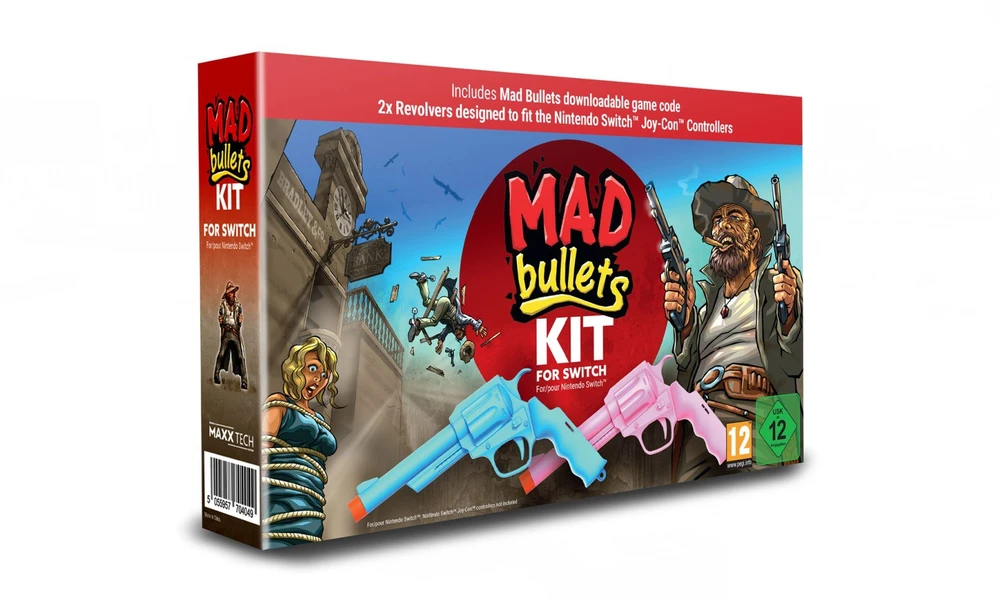 „Mad Bullets“ rinkinys (su žaidimo kodu dėžutėje) – „Nintendo Switch“