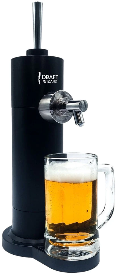 Mad Monkey alaus dozatorius su ultragarso speniumi, kompaktiškas Tap To Go modelis