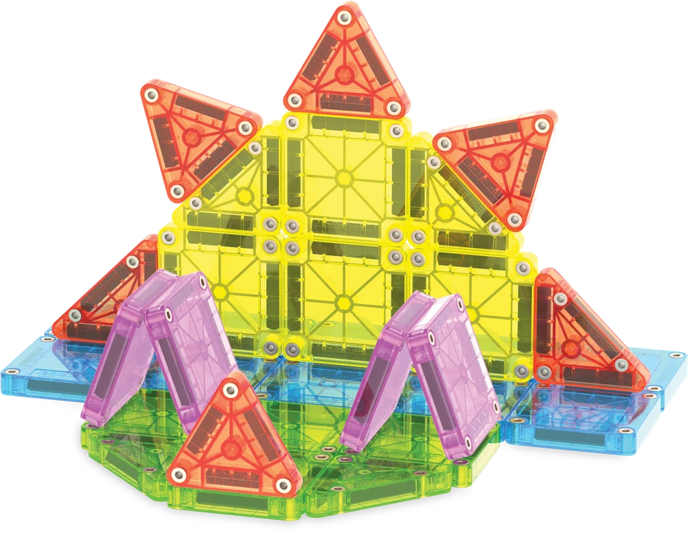 MAGNA-TILES Didelis kelioninis magnetinis konstruktorius „Micromags“, 55 det.