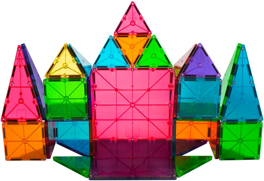 MAGNA-TILES Magnetinis permatomas konstruktorius, 32 det.