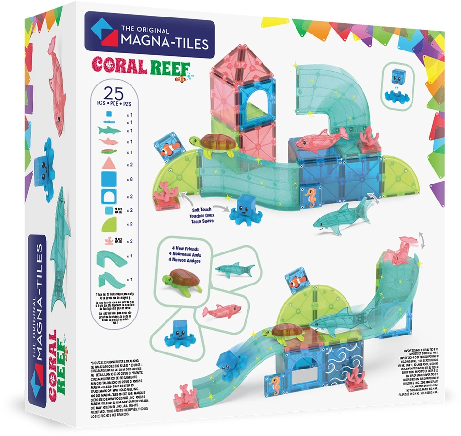 „Magna-Tiles“ – koralinis rifas (90483)