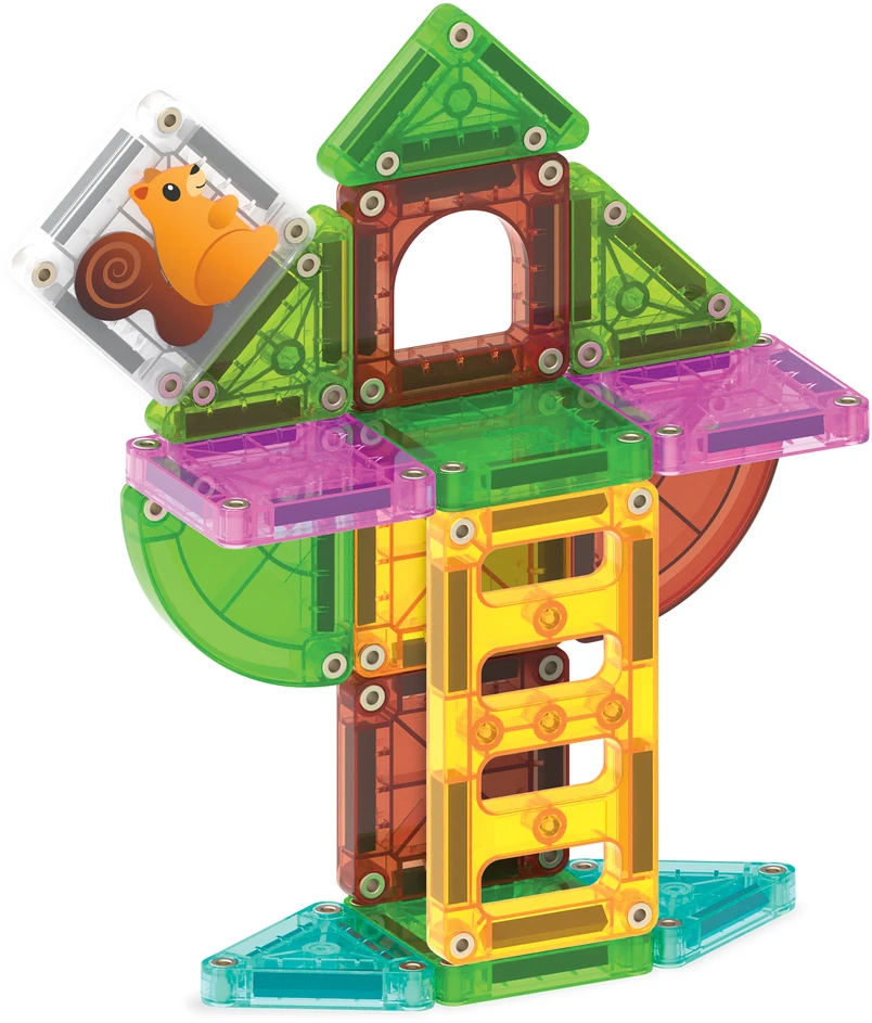 MAGNA-TILES MICROMAGS Kelioninis konstruktorius „Treehouse“, 24 det.