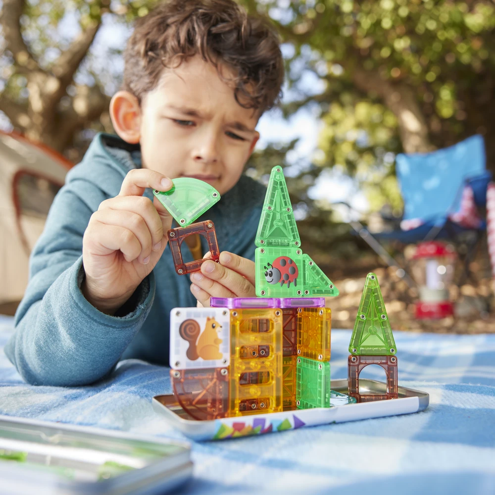 MAGNA-TILES MICROMAGS Kelioninis konstruktorius „Treehouse“, 24 det.