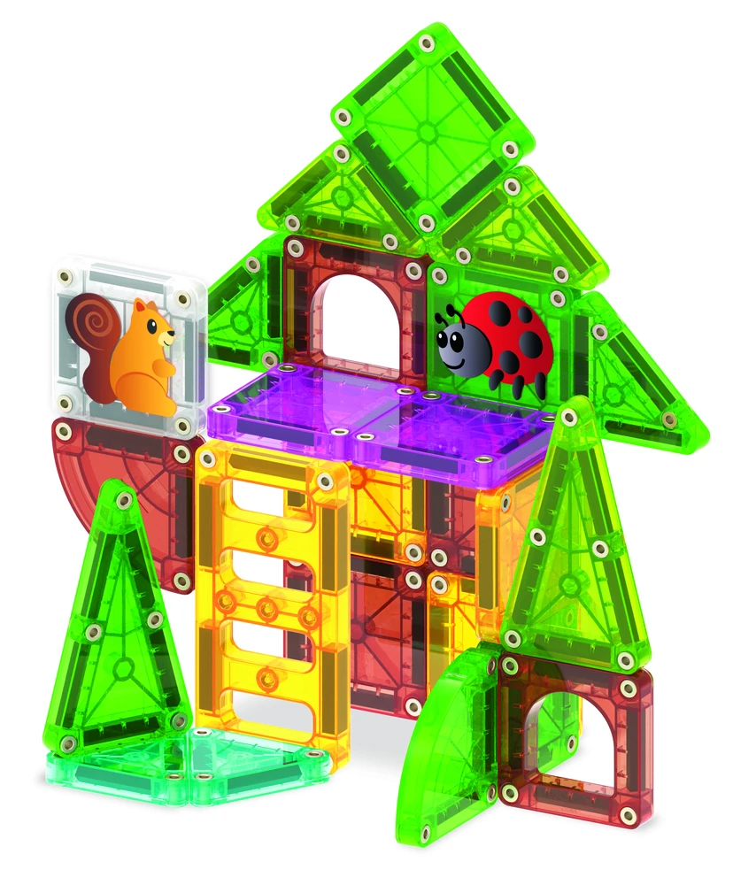 MAGNA-TILES MICROMAGS Kelioninis konstruktorius „Treehouse“, 24 det.