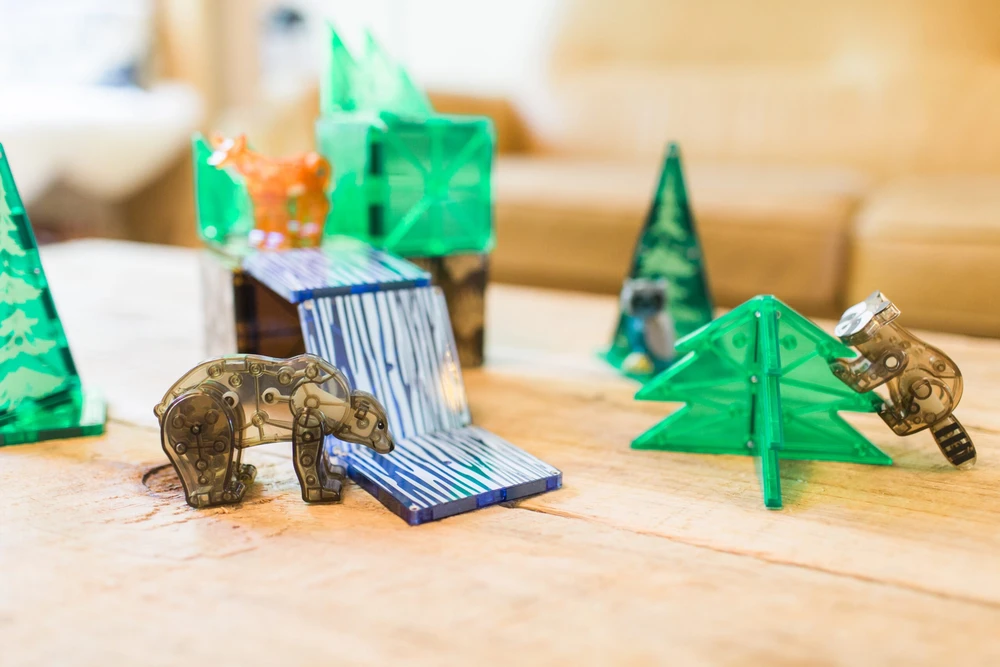 MAGNA-TILES - Miško gyvūnų 25 dalių rinkinys (90224)