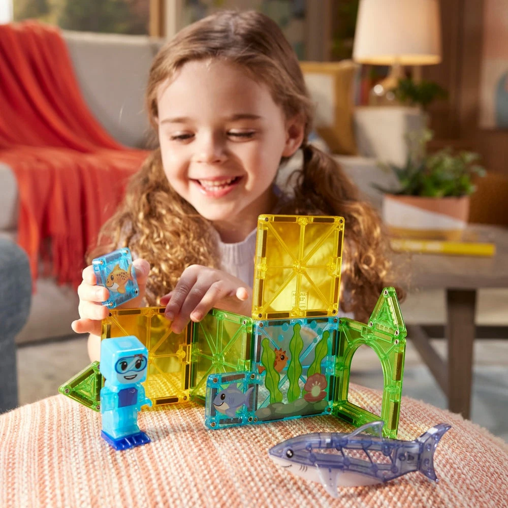 „Magna-Tiles“ – nardymas su rykliais (90482)