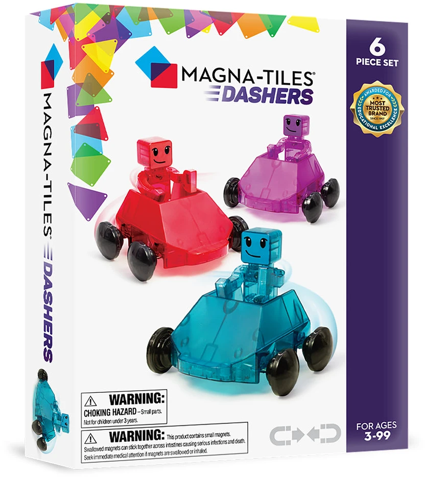 MAGNA-TILES - Plytelės, 6 vnt. rinkinys (90234)