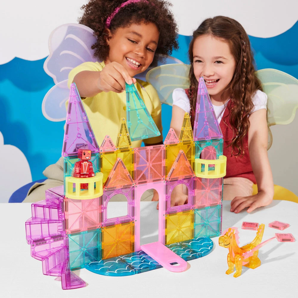 MAGNA-TILES - Prabangus pilies plytelių rinkinys, 48 ​​dalys (90291)