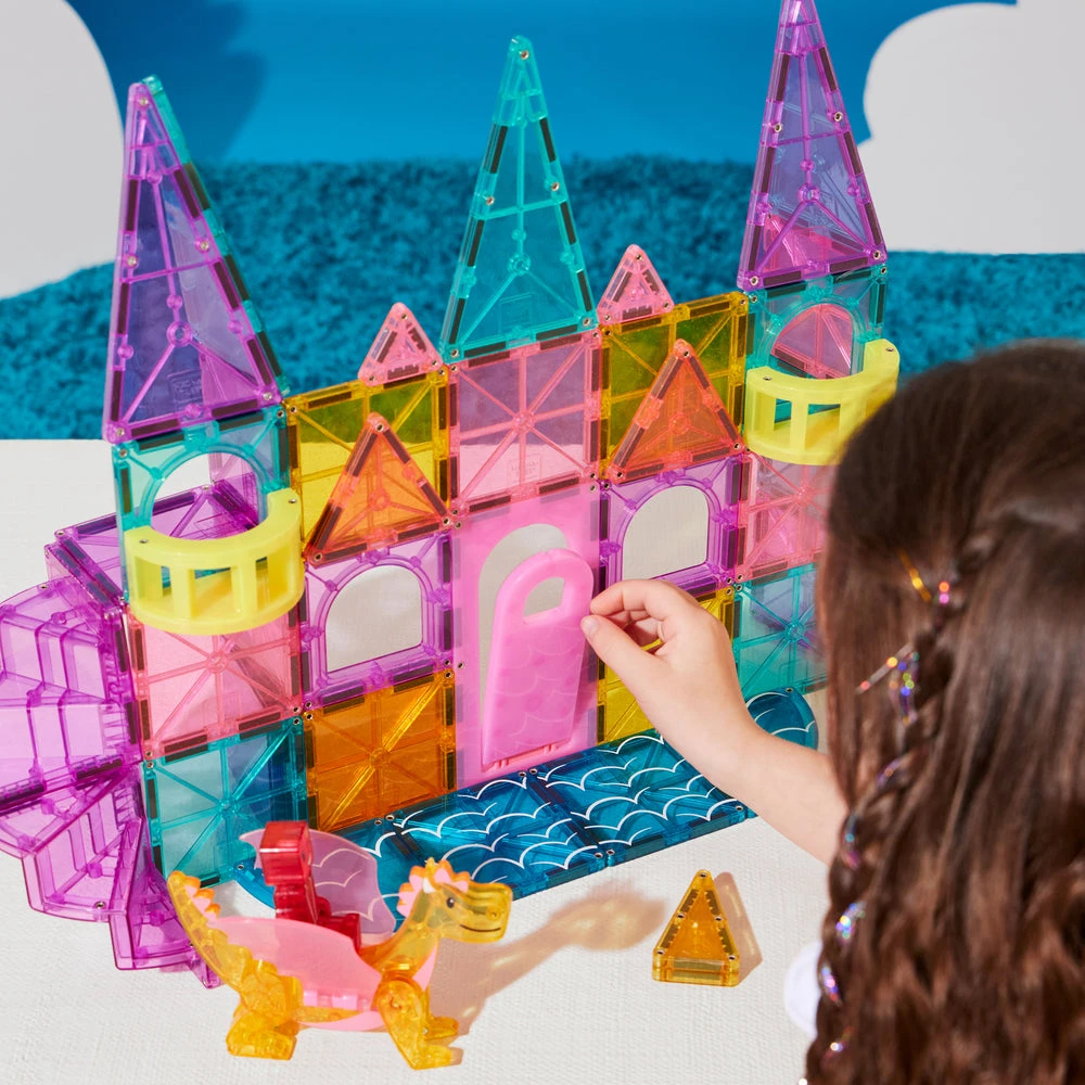 MAGNA-TILES - Prabangus pilies plytelių rinkinys, 48 ​​dalys (90291)